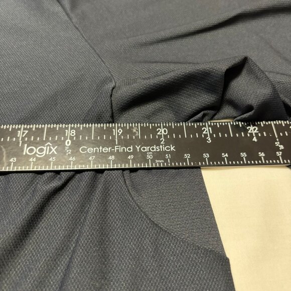 Lululemon Mens Stretch Golf Polo Short Sleeve Polo Classic Navy Blue Large - Picture 6 of 7